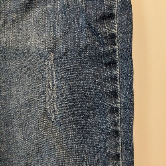 CELLO Sweet Escape Skinny Jeans High Rise Womens Size 7 Distressed High-Low Hem - Picture 8 of 16